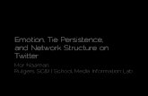 Stanford Info Seminar: Unfollowing and Emotion on Twitter