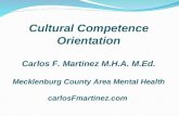 Cultural Competence Orientation