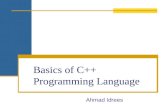 Basics of c++ Programming Language
