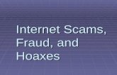 Internet Scams, Fraud, And Hoaxes