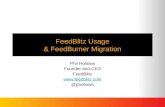 FeedBlitz Usage and FeedBurner Comparison / Migration