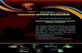 Asia pacific coaching conference   4th and 5th september 2012