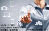 Digital Literacy for 21st Century Leadership in Higher Education