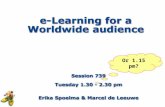 E Learning For A Worldwide Audience 739