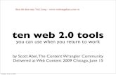 10 web 2.0 tools marketers can use today