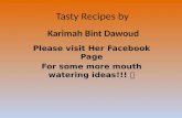 Tasty recipes by Karimah Bint Dawoud