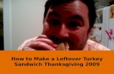 How to Make a Leftover Turkey Sandwich