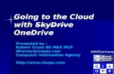 Going to the Cloud with Onedrive