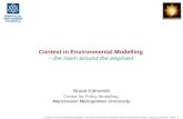 Context in Environmental Modelling– the room around the elephant