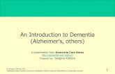 Dementia introduction slides by swapnakishore released cc-by-nc-sa