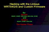 Hacking with the Linksys WRT54G/S and Custom Firmware