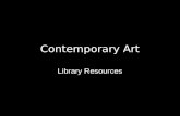 Contemporary Art Resources: Shanker