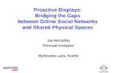 Proactive Displays: Bridging the Gaps between Online Social Networks and Shared Physical Spaces