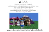 Alice Start Part Four