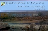 OpenStreetMap in Palestine