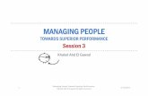 Managing People Towards Superior Performance - Session 3