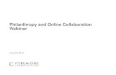 Philanthropy and Online Collaboration Webinar