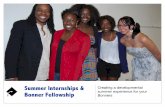 Summer internships 7 31-12