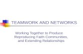 Session 4 - Teamwork and Networks