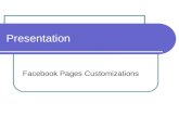 Facebook Pages Customizations