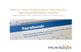 How+to+use+facebook+for+business+2011 hub spot+ebook