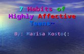 7 Habits Of Highly Affective Teens~