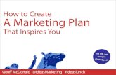 How to Create A Marketing Plan That Inspires You