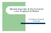 Mental disorder and the criminal law   england and wales
