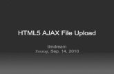HTML5 AJAX File Upload