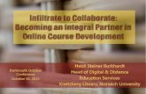 Infiltrate to Collaborate: Becoming an Integral Partner in Online Course Development