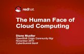 Human Face of Cloud Computing Cyber Summit 2013 Diane Mueller Red Hat OpenShift Origin Community Manager