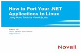 How to Port Your .NET Applications to Linux Using Mono Tools for Visual Studio