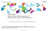 Where Does IBM Web Experience Factory Fit in your Architecture? TECH-D22 from IBM Exceptional Web Experience 2013