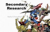 Rahul chaudhary secondary research