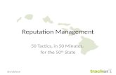 50 Reputation Management Tactics for the 50th State