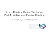 Smart reading part 1  active and passive reading