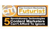 5 Revolutionary Technologies Content Marketers Can't Afford to Ignore