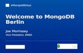 Welcome to MongoDB Berlin