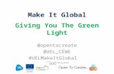 Anna B. Sexton UEL Make It Global Greening Your Business presentation 17.06.14