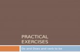 Practical exercises