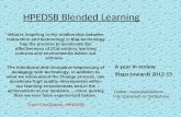 Blended Learning Sharing Points