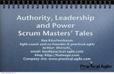 Scrum Master Role - Authority, Power and Leadership