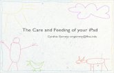 Care and Feeding of your iPad