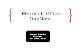 Microsoft office one note