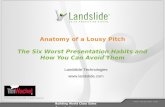 Anatomy of a Lousy Pitch: The Six Worst Presentation Habits and How You Can Avoid Them