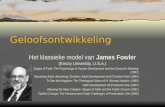 Geloofsontwikkeling Het klassieke model van James Fowler (Emory University, U.S.A.) Stages of Faith: The Psychology of Human Development and the Quest.