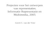 Projecten voor het ontwerpen van representaties. Informatie Representatie en Multimedia, 2005 Gerrit C. van der Veer.