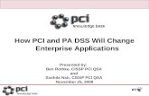 How PCI And PA DSS will change enterprise applications