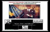 Patrice Lumumba and the Congolese Struggle for Independence-A RBG Study Booklet