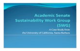 Academic Senate Sustainability Work Group (SWG)